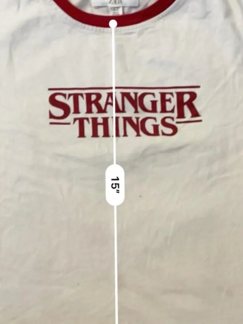Zara Stranger Things 5 Graphic Ringer Tee Kids 11-12
